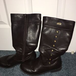 Michael Kors brown kid boots